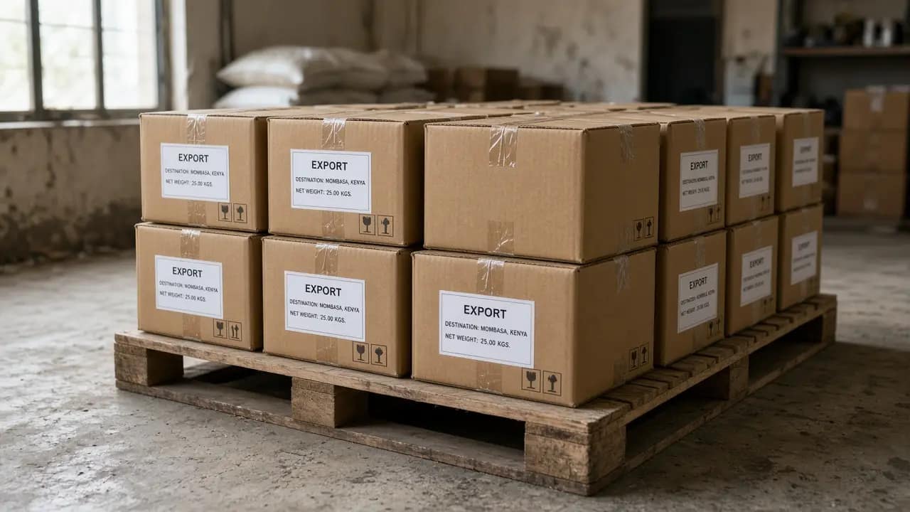 Secure cargo packing and reliable logistics handling