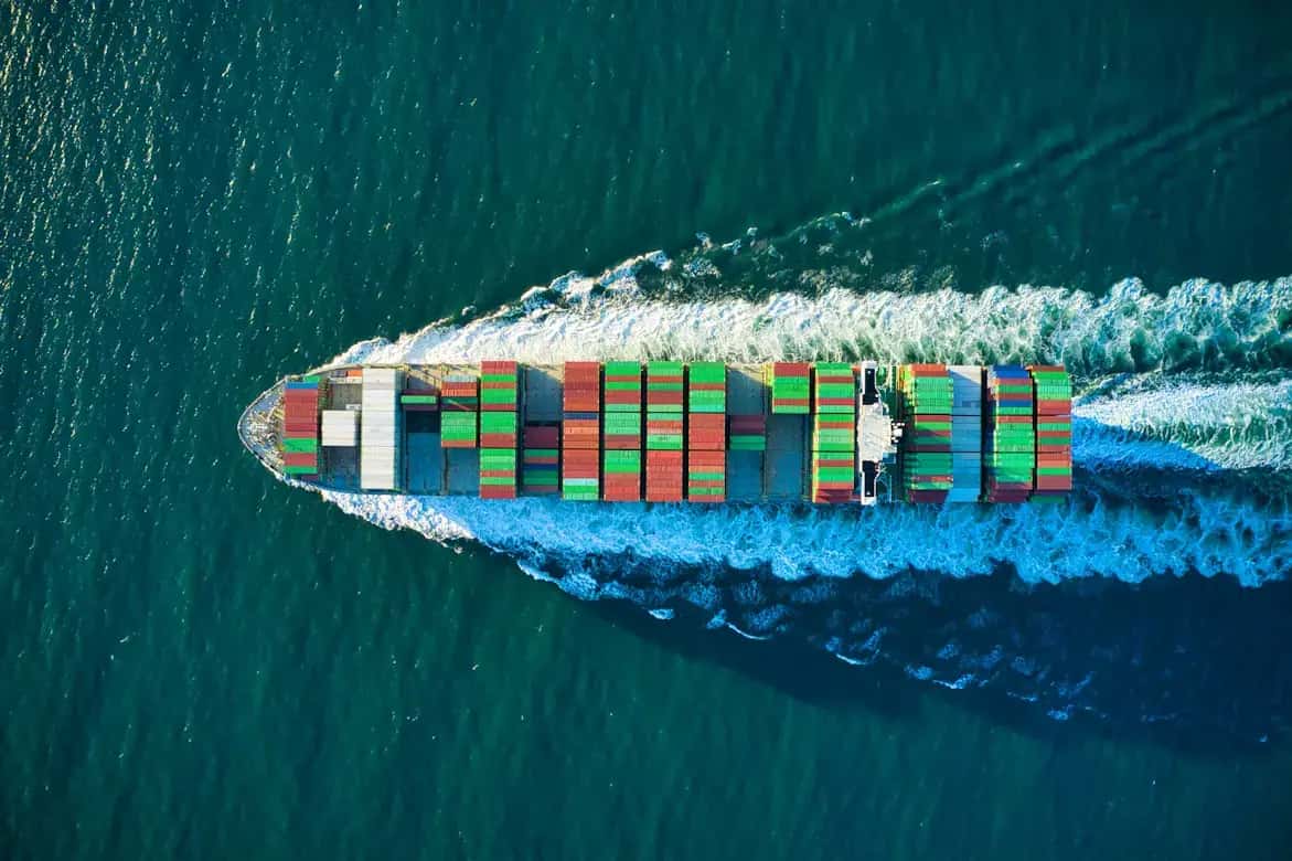 Cargo containers and transport operations representing Miles Away Cargo logistics services